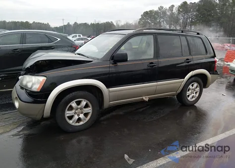 2003 Toyota Highlander V6 из США, поврежденный, VIN JTEGF21A830078896